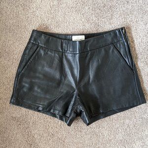 Sézane Harlow Short FR36 Black Leather